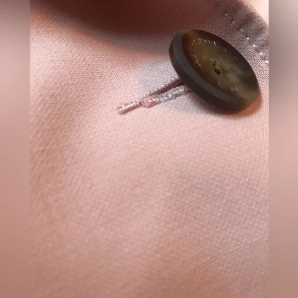 Elegant Pink Trench Coat - Picture 8 of 15